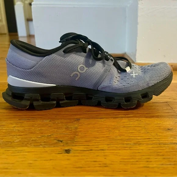 EUC On Running Cloud X4 Training Shoes in Purple and Black, Women’s Size 7.5 - Picture 5 of 10